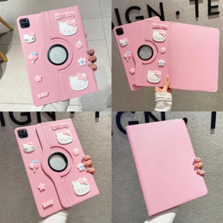 🔥ส่งในพื้นที่🔥เคสป้องกัน iPad หมุนได้ 360°HELLO KITTY collection เหมาะสำหรับรุ่นgen9 Air4/5 Gen11 Air8