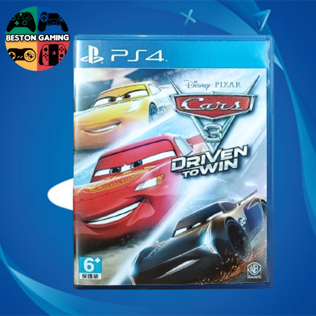 PS4 แผ่น ps4 Cars3  driven to win เล่นได้ 1-4 คน