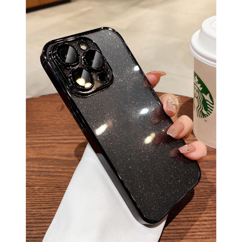 เคสไอโฟนประกายดาว สวยมาก รุ่นนี้เคสบางเบาแบบ slim มีประกายดาวอยู่ในเนื้อเคสไม่หลุดลอกแน่นอนค่ะ - รูปที่ 5