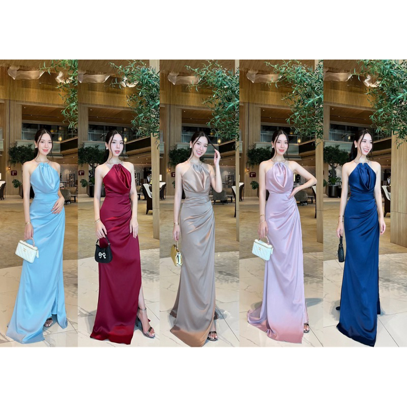 Emma's Party Dress ✅ พร้อมส่ง 5 สี S M L ✅