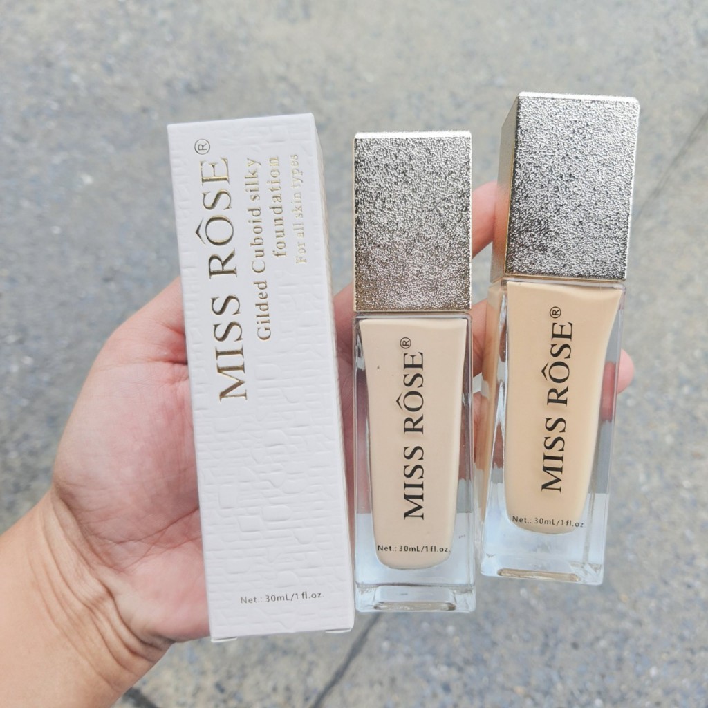 Miss rose ปกปิดเนียน เนื้อบางเบา ไม่เหนียวเหนอะหนะ 30ml.NO.7601-153