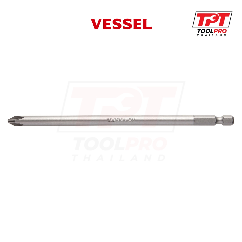 Vessel ดอกปากแฉก B35 Industrial Bit PH2 x 150mm (H - High Power), 1/4" / 6.35mm (E6.3)