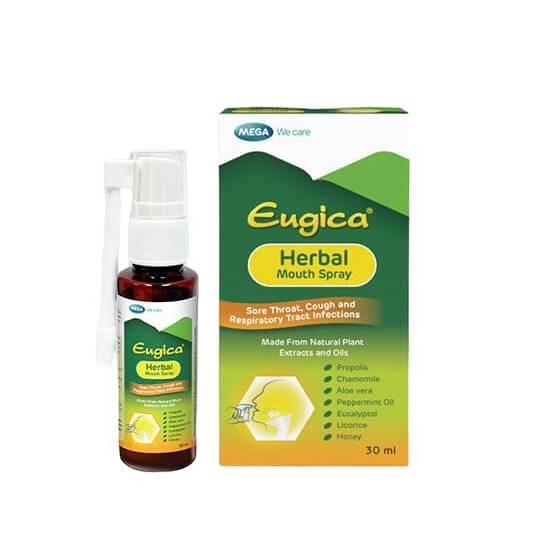 Mega we Care Eugica mouth spray 30 ml. **ขนาดใหญ่**[1ขวด]