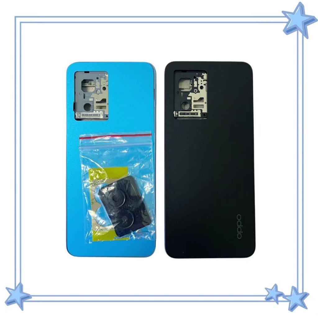 บอดี้ OPPO A77 5G เคสกลางพร้อมฝาหลัง ใหม่ พร้อมเครื่องมือ body ออฟโป้A77 5G (พร้อมเลนส์กล้อง)