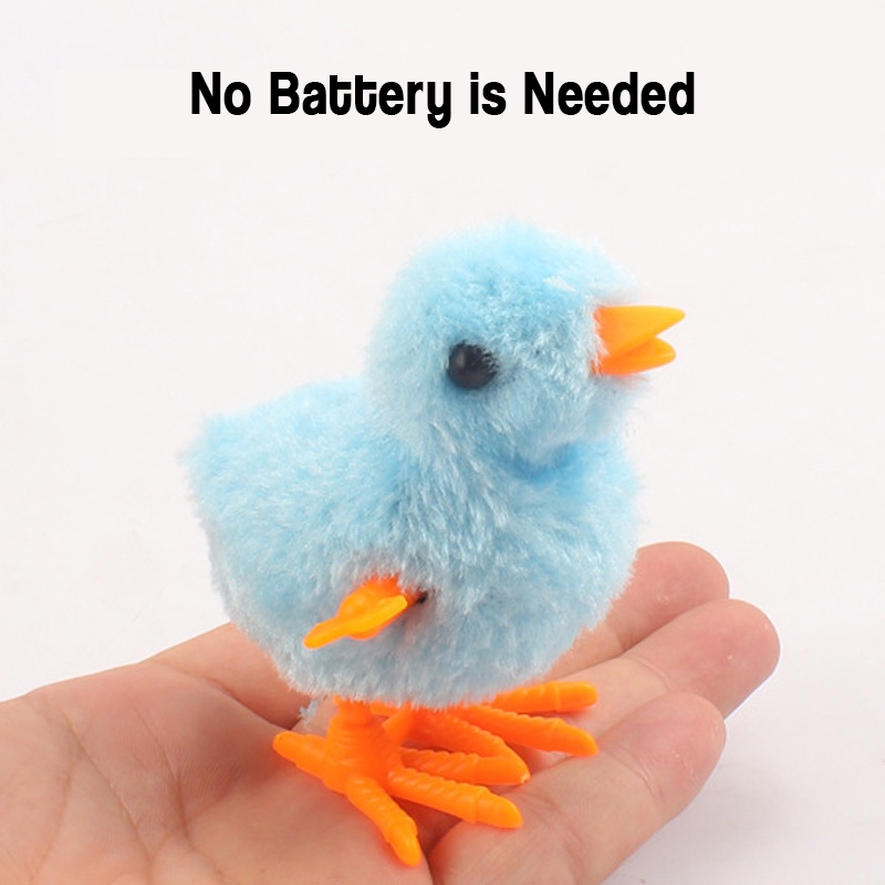 ของเล่นเด็ก ลูกเจี๊ยบไขลาน ลูกไก่ไขลาน ลูกไก่เดินได้ ตุ๊กตาสัตว์เลี้ยง ของเล่นไขลาน คละสี - รูปที่ 3