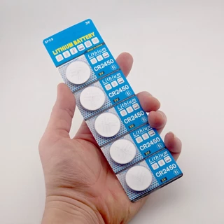 IN PACK ถ่านกระดุม cr2450 Lithium Battery แบบไม่มีกล่อง ราคาถูก