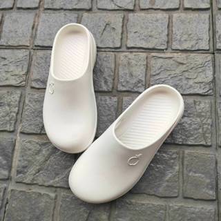 Red apple  รองเท้าพยาบาล รองเท้าเปิดส้น พื้นหนา 1.5 นิ้ว นุ่…