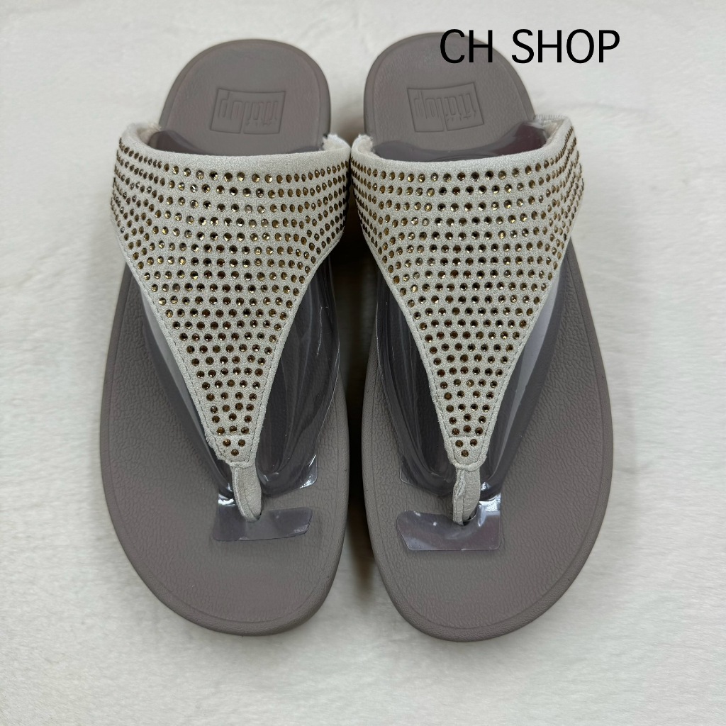 รองเท้า Fitflop รองเท้าแตะหูคีบสำหรับผู้หญิงรุ่นแพรชเต็ม งานสวย เป็นรองเท้าเพื่อสุขภาพค่ะ