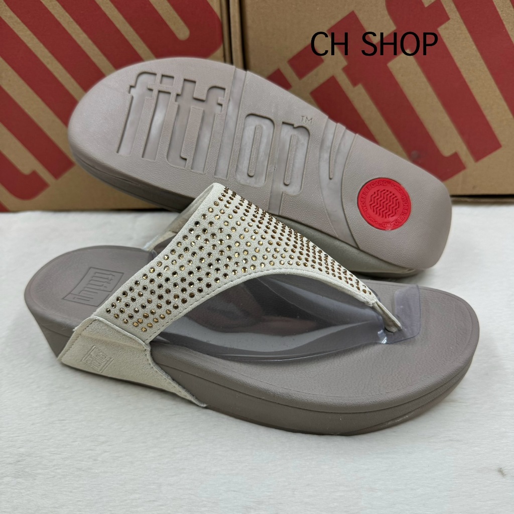 รองเท้า Fitflop รองเท้าแตะหูคีบสำหรับผู้หญิงรุ่นแพรชเต็ม งานสวย เป็นรองเท้าเพื่อสุขภาพค่ะ