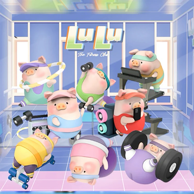 [พร้อมส่งในไทย] ของแท้ 52Toys - LULU the piggy fitness