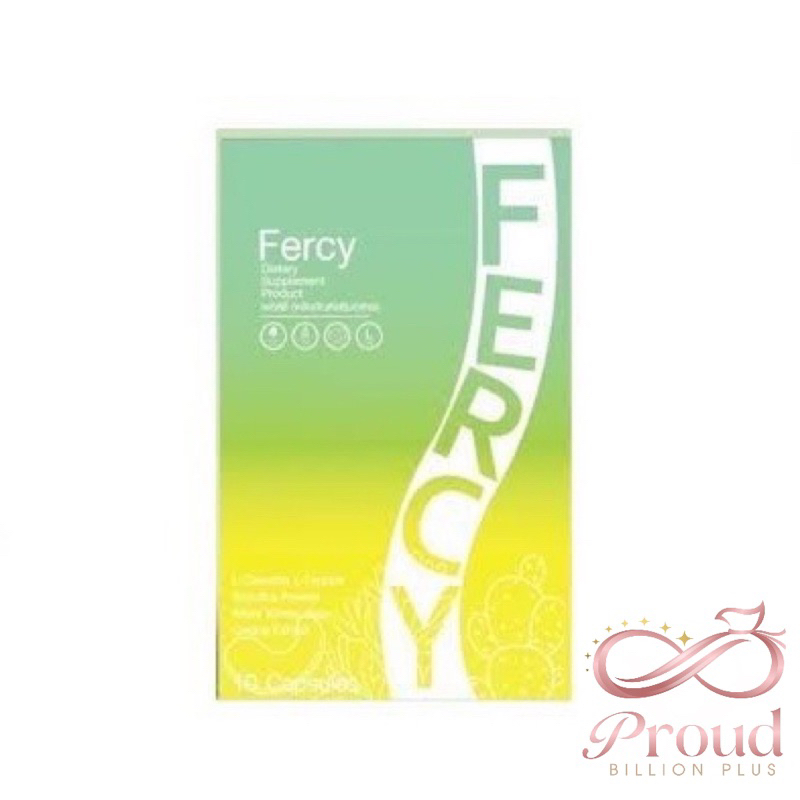 แท้ % Fercy (เฟอร์ซี่) ของแท้ 1 กล่อง 10 แคปซูล