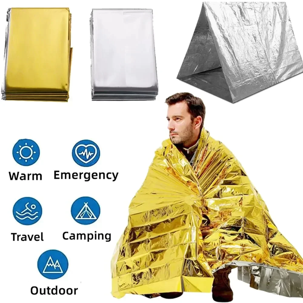 Emergency Blanket ผ้าห่มอวกาศฉุกเฉิน 160x210cm thumbnail 8