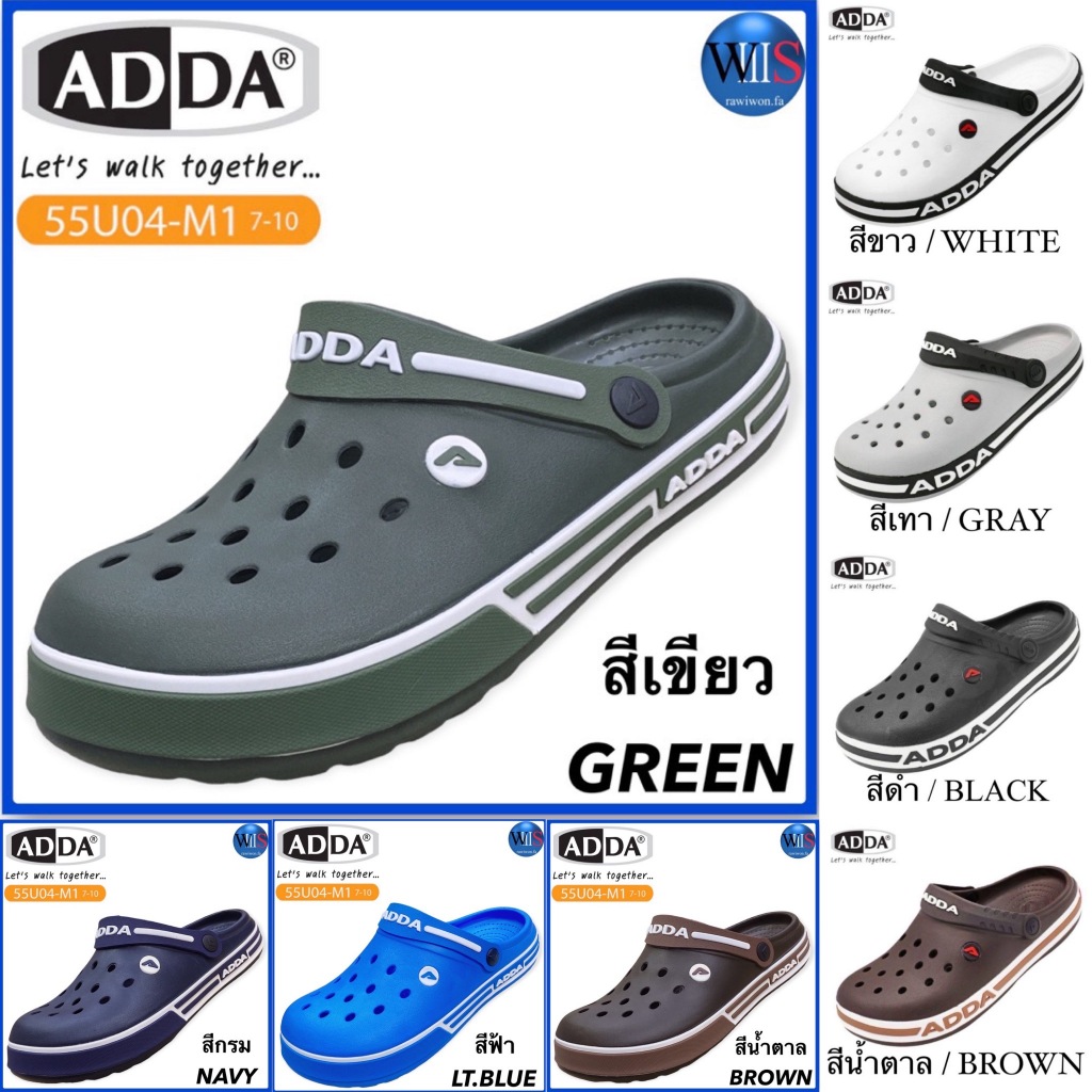 ADDA  รองเท้าหัวโต  รุ่น 55U01-M1 // 55U04-M1