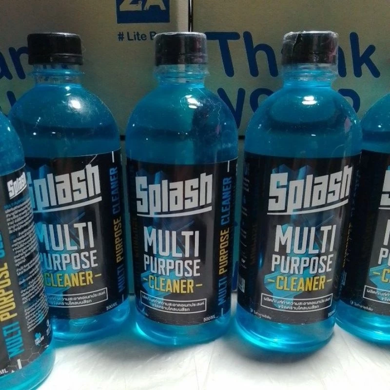 Splashขนาด500ml ฟรีหัวฉีด น้ำยาทําความสะอาดรถยนต์ ฉีดแล้วเช็ด ขจัดคราบ ระเบิดขี้ไคล  รอยควันดำ น้ำมันเครื่อง คราบจารบี thumbnail 5