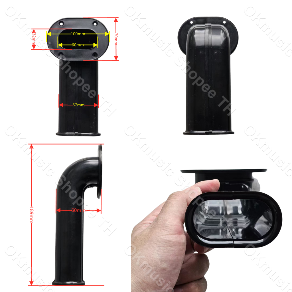 พอร์ท 3D สำหรับลำโพง Bluetooth DIY พอทลม 3D พอทลม 3D สำหรับตู้ DIY ขนาดต่างๆ พอต3D พอร์ทลม พอทลม พอร์ตลม ท่อลม 3D