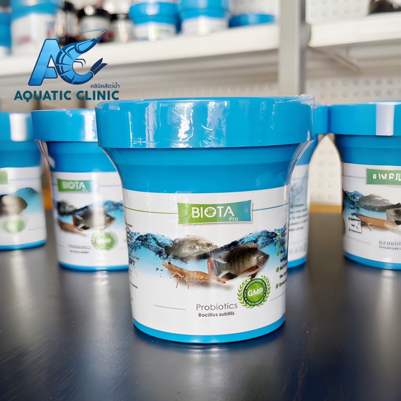 BIOTA PRO ไบโอต้าโปร จุลินทรีย์สำหรับผสมอาหาร กุ้ง ปลา ให้กินเก่ง แข็งแรง โตไว