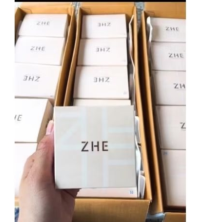 แป้งพัฟZHEแป้งผสมรองพื้นเนื้อบางเบา