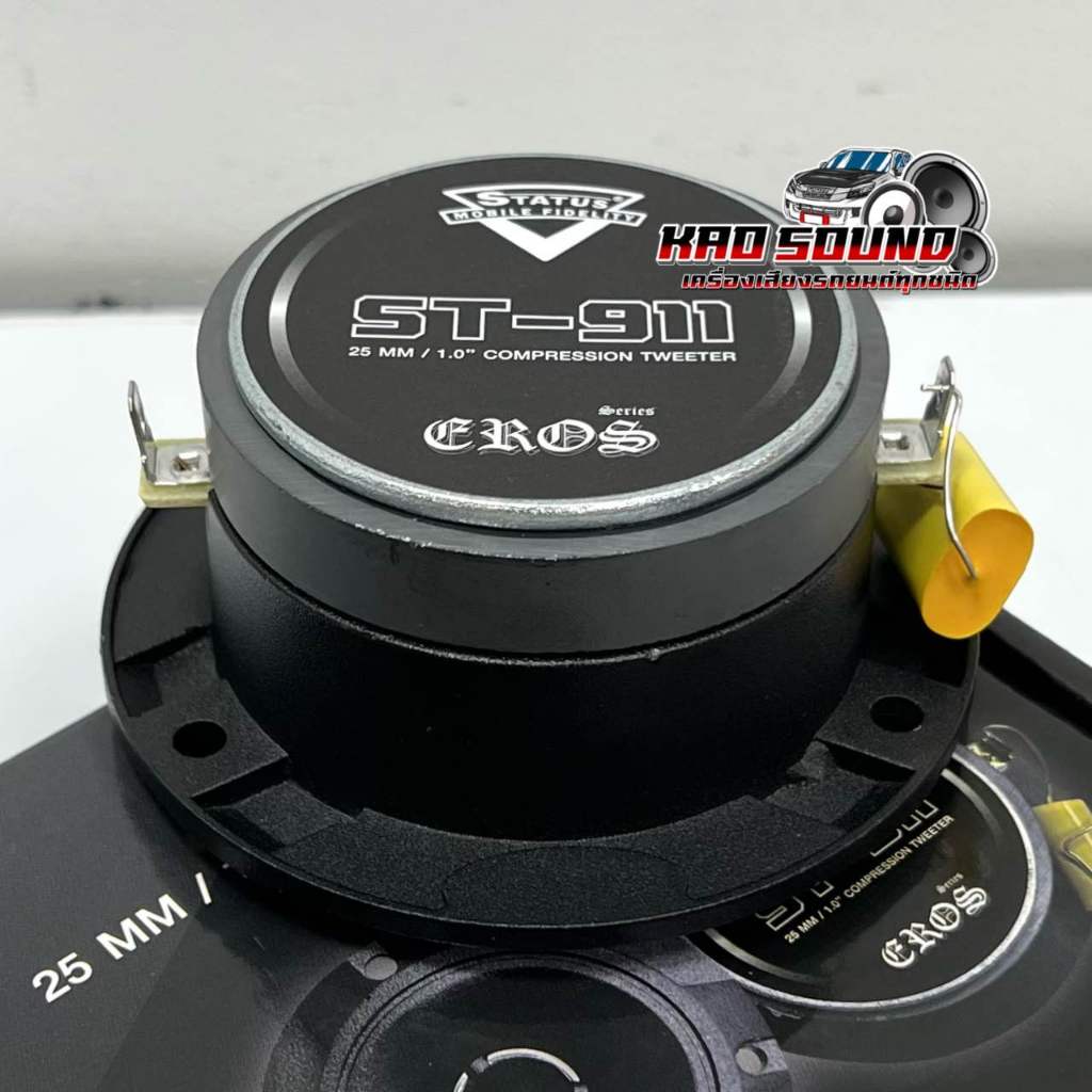 ลำโพงเสียงแหลม / ทวิตเตอร์แหลมจาน 4นิ้ว แบรนด์ STATUS รุ่น ST-911ว้อยไทเทเนี่ยมแท้ เกรดA วอยซ์25มิล กำลังขับสูงสุด500วัต ราคา ถูกที่สุด ดีลบีเคเค แกลเลอรีภาพที่ 4
