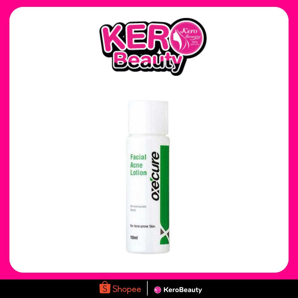 Oxe cure เจลแต้มสิว เนื้อเจลใส ซึมไว ลดสิว Facial Acne Lotion 10 ml สูตรออริจินัล