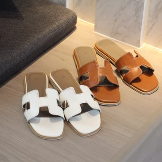 พร้อมส่ง 📌 พื้น KJ อ่าน+ดูภาพสินค้าขายก่อนนะคะ F188 พื้น KJ (36-42) พื้นไม้คิว รองเท้าแตะผู้หญิง แตะH หนังPU แตะ