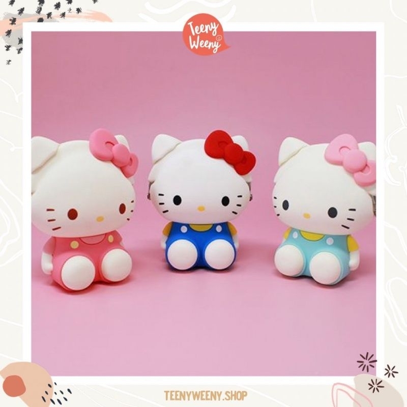 กระเป๋าใส่เหรียญคิตตี้ รุ่นเต็มตัว 3D Pochi