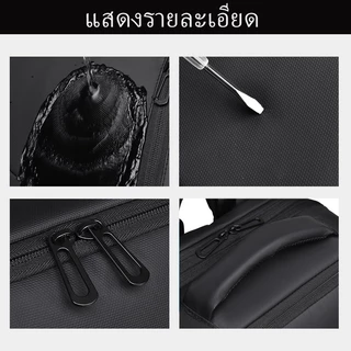 16 นิ้วแล็ปท็อปกระเป๋าเป้สะพายหลัง USB ชาร์จกระเป๋าเดินทางกระเป๋าสำหรับผู้ชายกระเป๋ากันน้ำกลางแจ้งหดได้