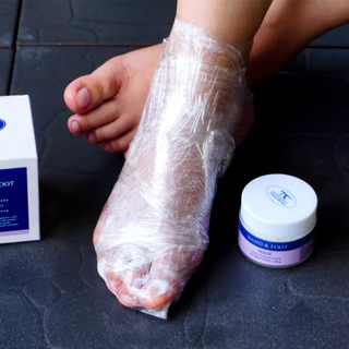 ไทยครีม มาส์กมือเท้า aha mask ครีมพอก มาส์กเท้า thaicream hand & foot mask ส้นเท้าแห้ง thai cream