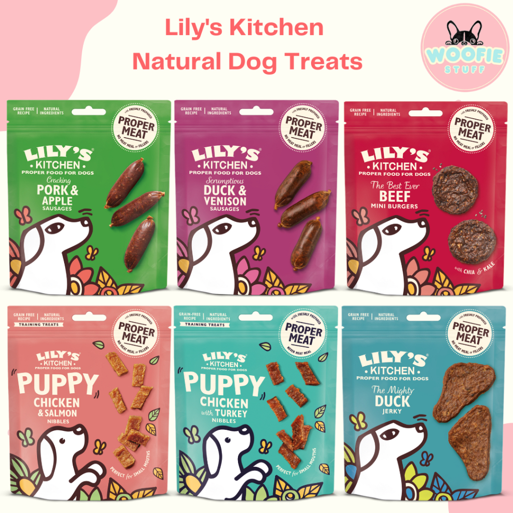 ขนมสุนัข Lily's Kitchen มี 6 สูตร ขนาด 70 กรัม นำเข้าจากประเทศอังกฤษ