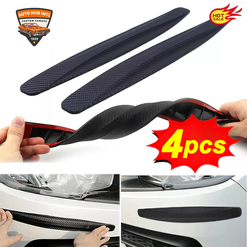 4pcs แถบกันชนรถยนต์ แถบป้องกันการชนกันของประตูรถยนต์ ป้องกันรอยขีดข่วน ยางกันชน รถกันชนยางกันรอย