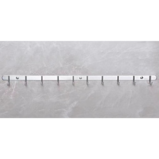 ราวตะขอ ราวแขวน อเนกประสงค์ สแตนเลส 304 แบบ 10ตะขอ ความยาว 5…