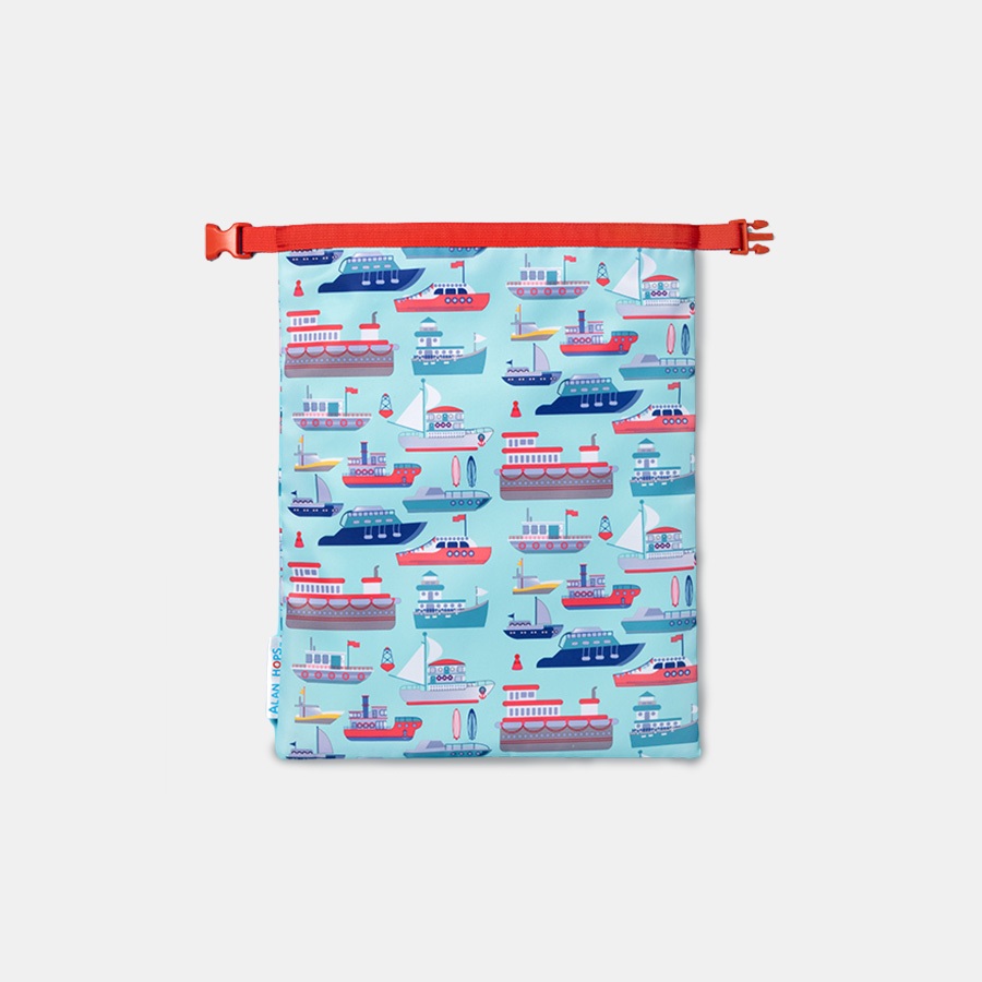 กระเป๋า รุ่น Wet Bag ลาย busy boat