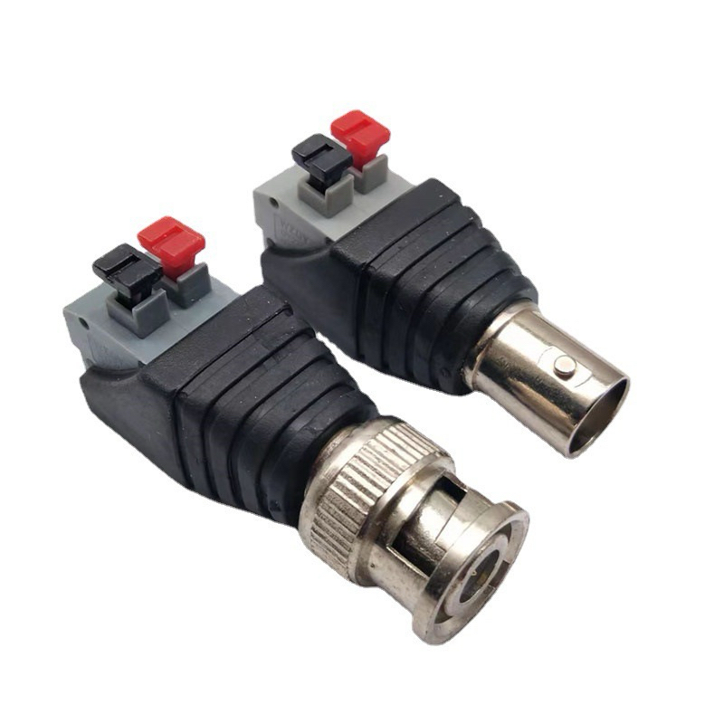แจ็คBNC แบบกด CCTV Jack DC ตัวผู้ ตัวเมีย แบบกด เป็นหัวต่อ Connector type BNC