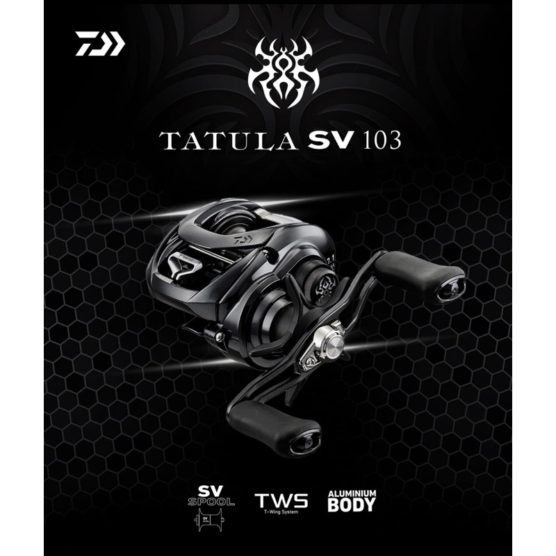 รอก Daiwa Tatula SV TW 2020 103SH ของแท้100% มีใบรับประกันทุกตัว รอกเบท