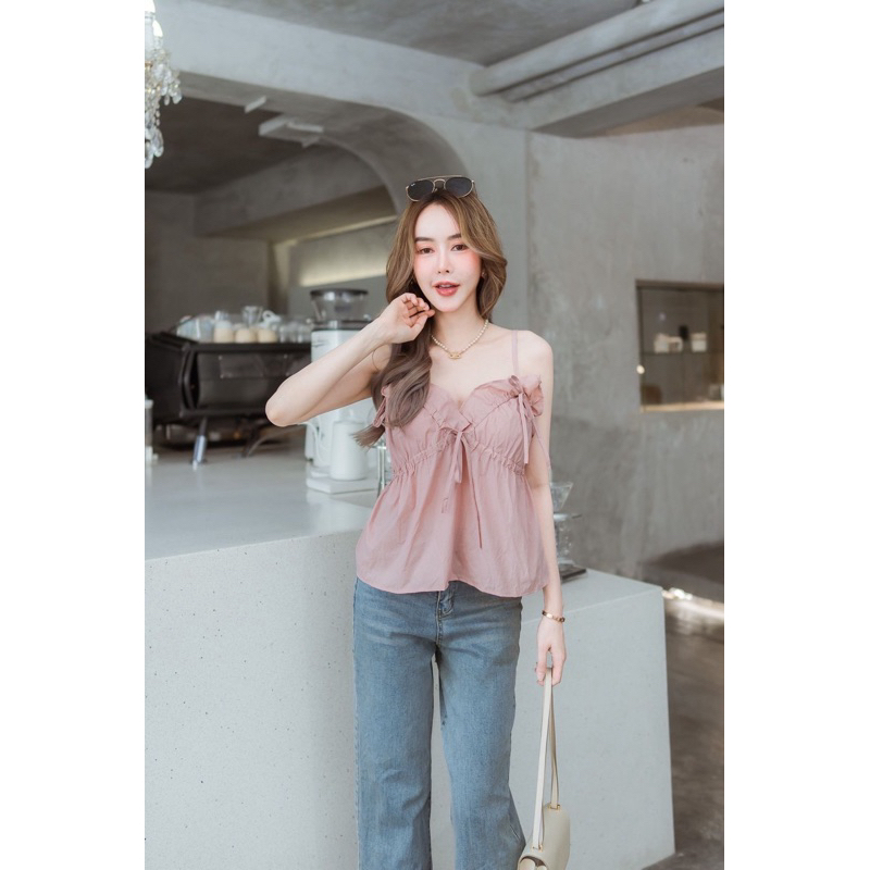 สายเดียวผูกหลัง tank top