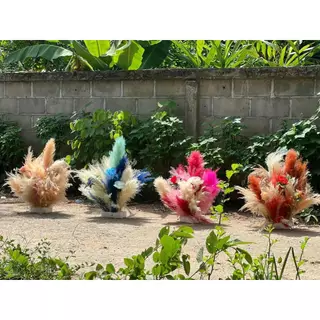 พุ่มดอกเลาตกแต่งตั้งพื้น 99 บาท - Flowers ฐานนวมดอกกว้าง35-40ซมสูง40ซม.