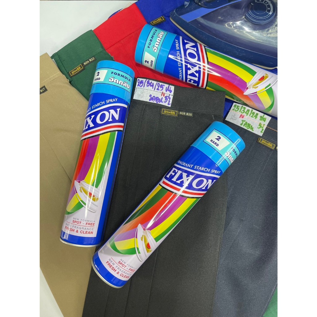 สเปรย์หอมอัดกลีบ (FRAGRANT STARCH SPRAY) ตรา ฟิกซ์ออน 1 กระป๋อง