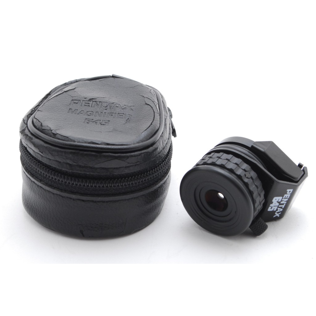 NEAR MINT เลนส์ขยายช่องมองภาพ Pentax 645 สำหรับ 645 N NII พร้อมเคส NEAR MINT Pentax 645 Magnifier Vi