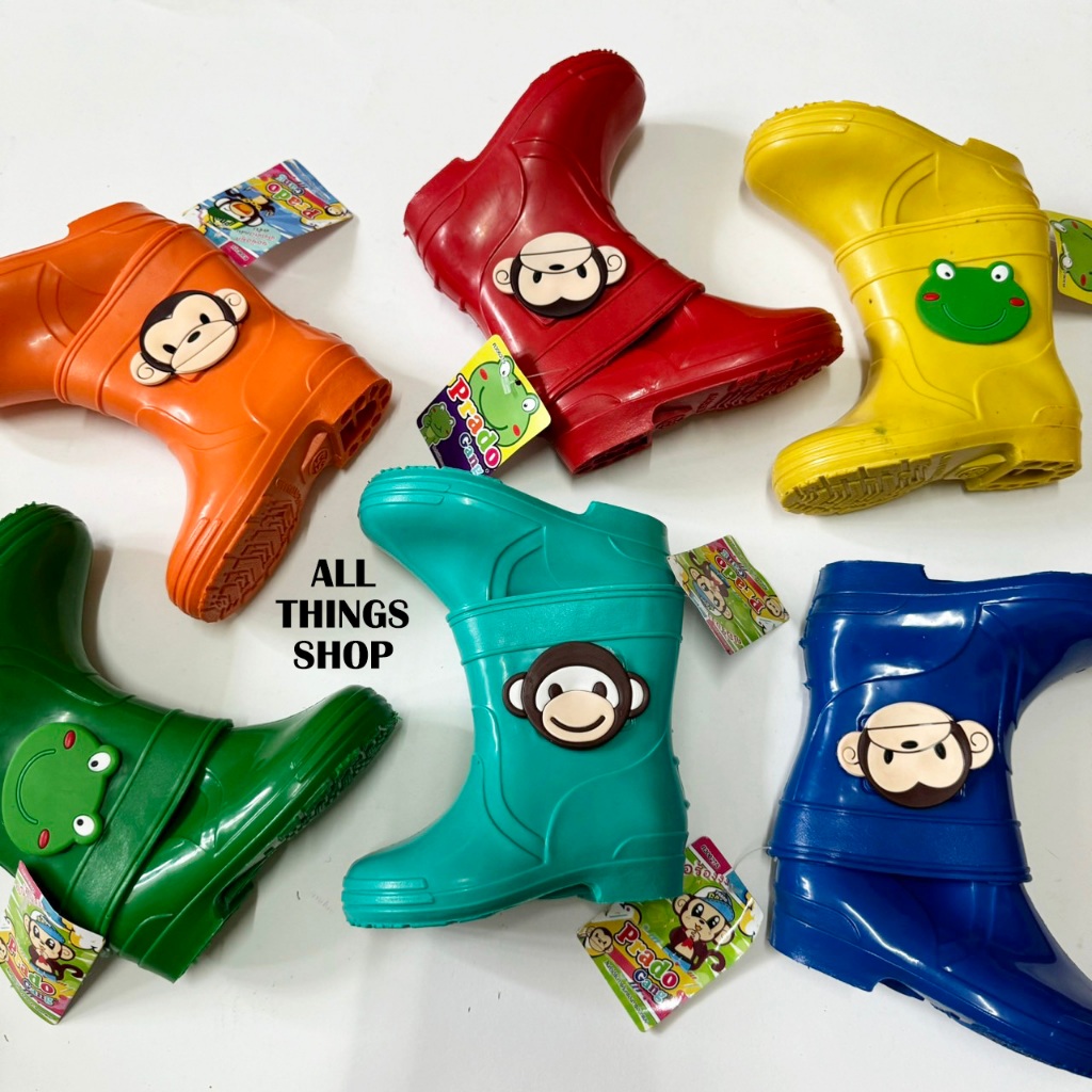 รองเท้าบูทเด็ก รองเท้าบูทกันน้ำ PRADO GANG