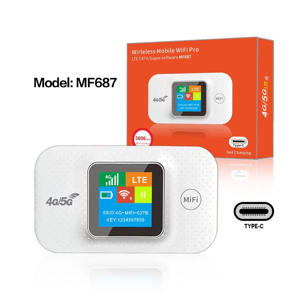 เราเตอร์ WiFi มือถือ 4G LTE เราเตอร์โมเด็ม 150Mbps พร้อมช่อง สำหรับการเดินทางด้วยรถยนต์โฮม  ออฟฟิศ