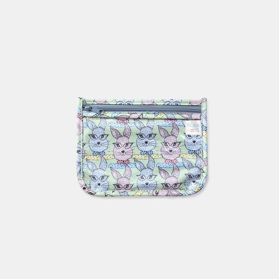 Alan Hops กระเป๋าใสเอนกประสงค์ รุ่น Daily Buddy ลาย Curious Bunny