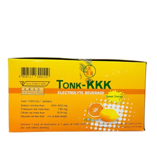 TONK-KKK เกลือแร่ ตอง-เค รสส้ม 1 กล่อง 25 ซอง #12004