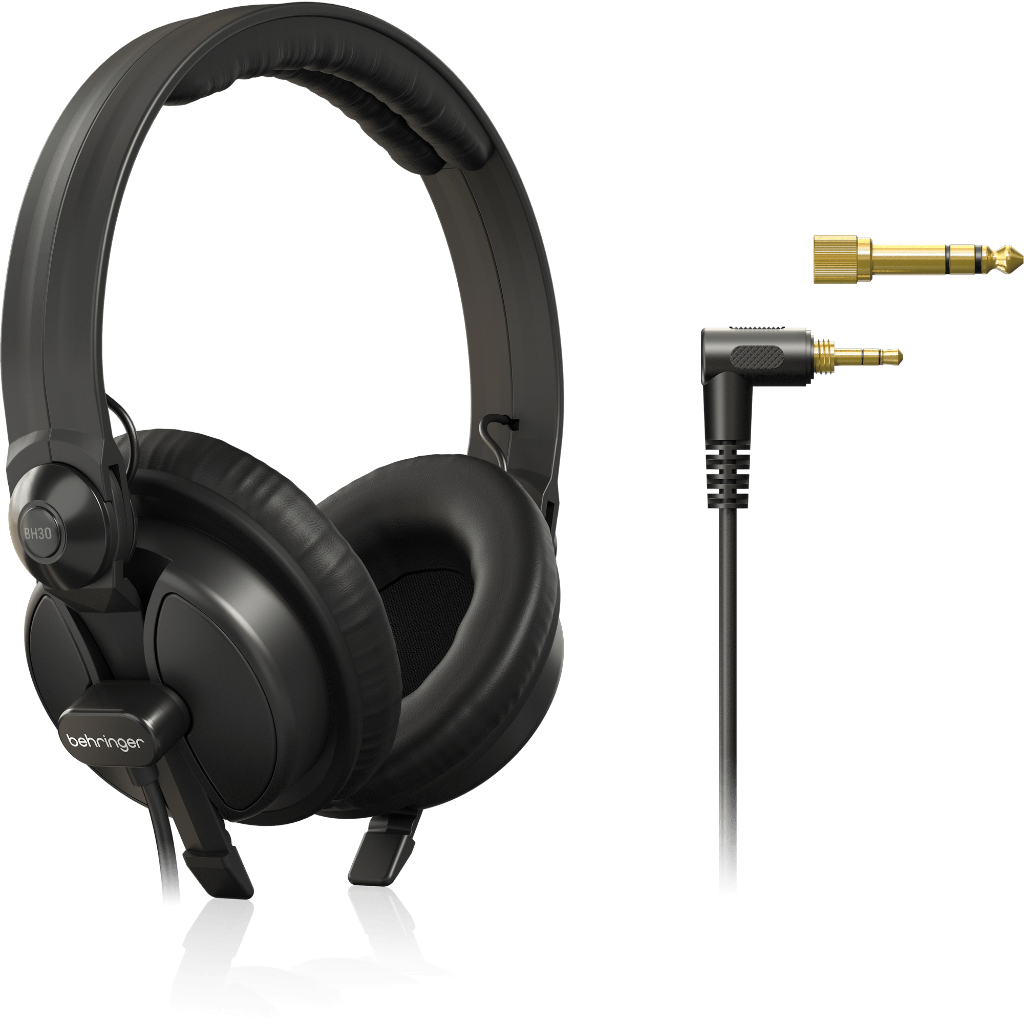 หูฟัง DJ ยี่ห้อ BEHRINGER #BH-30 แบบปิดด้านหลัง Premium Supra-Aural High-Fidelity DJ Headphones