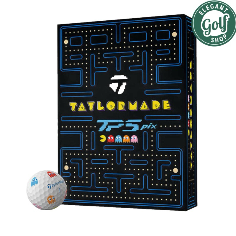 (ส่งไวที่สุดในช๊อปปี้ มีส่งด่วน) ลูกกอล์ฟ TP5 PIX PAC-MAN GOLF BALLS