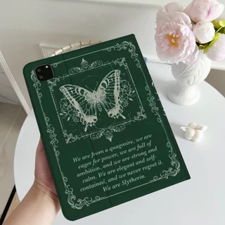 🚀จัดส่งทันที🚀เคสไอแพด หนังสือเวทย์มนตร์ แฮร์รี่พอตเตอร์ Pro13 2024 Air7/6 11 Gen11การ์ดแค็ปเตอร์