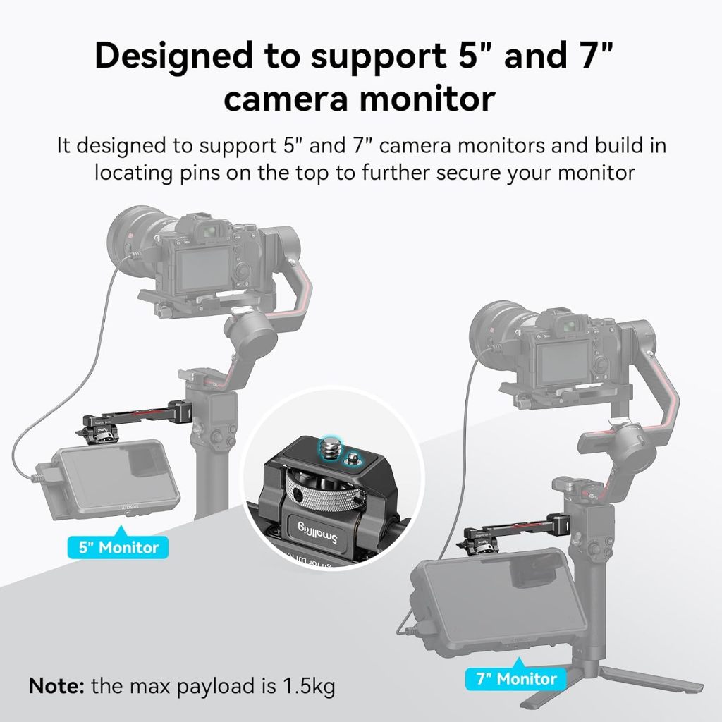 📦ส่งจากไทย📌 SmallRig ขายึดมอนิเตอร์ DJI RS2 RS3 RS4 3026 Monitor Mount with NATO Clamp 3026B