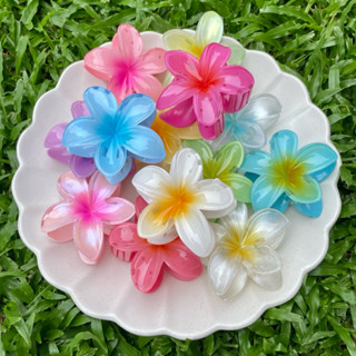 Hiibiiscus Flower (Cha-Ba) Hair Claw : กิ๊บหนีบผมดอกชบา ✨🌺 (…