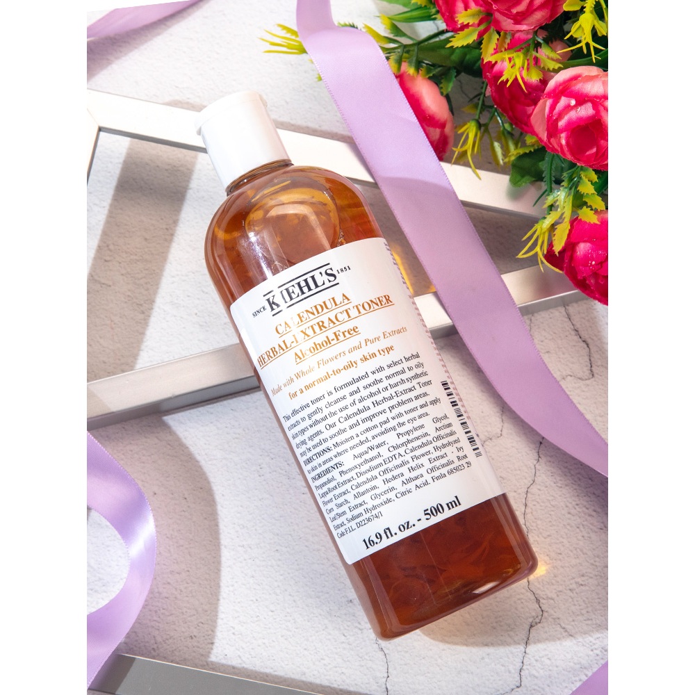 พน้อมส่ง!![โค้ด "เก็บโค้ดหน้าร้าน"]Calendula Herbal Extract Toner Alcohol Free