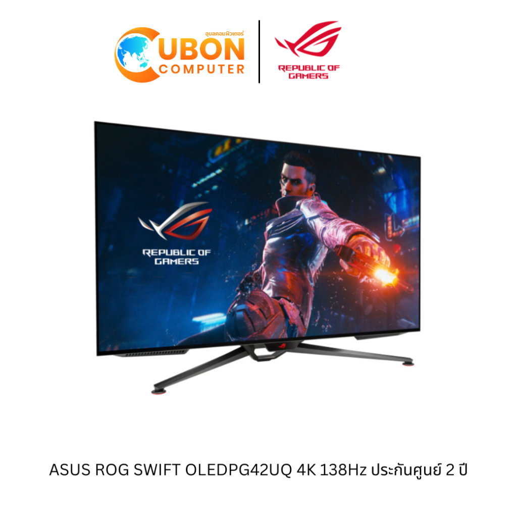 ASUS ROG SWIFT OLED (จอมอนิเตอร์) PG42UQ 4K 138Hz ประกันศูนย์ 2 ปี