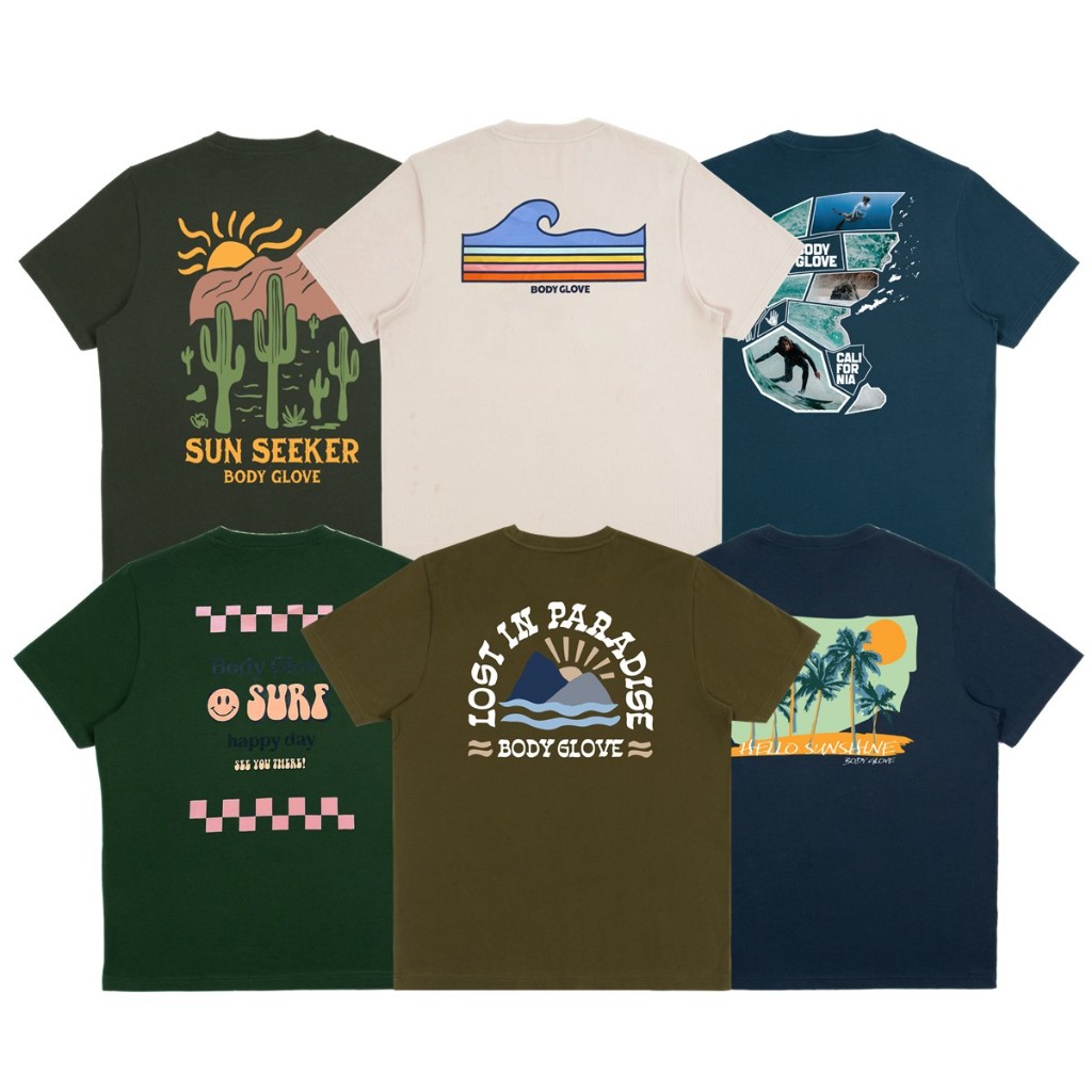 BODY GLOVE Graphic T-SHIRT เสื้อยืดลายกราฟฟิค Fall 2024