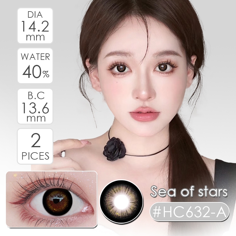 (COD)คอนแทคเลนส์สี 1 คู่ คอนแทคเลนส์ คอนแทคเลนส์สายตา คอนแทคเลนส์รายวัน คอนแทคเลนส์สีน้ําตาล คอนแทคเ